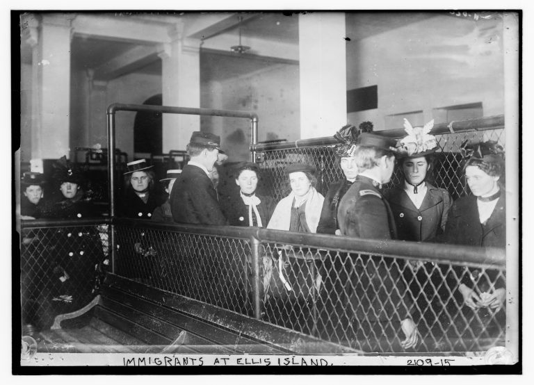 Immigrants at Ellis Island